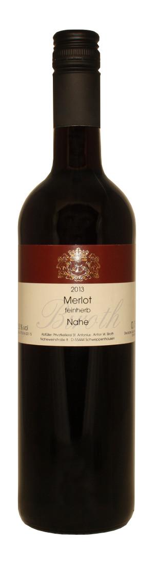 2013 Nahe Merlot Qualitätswein feinherb 0,75 l