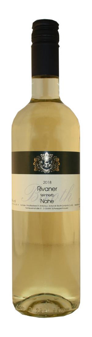 2018 Nahe Rivaner Qualitätswein feinherb 0,75 l