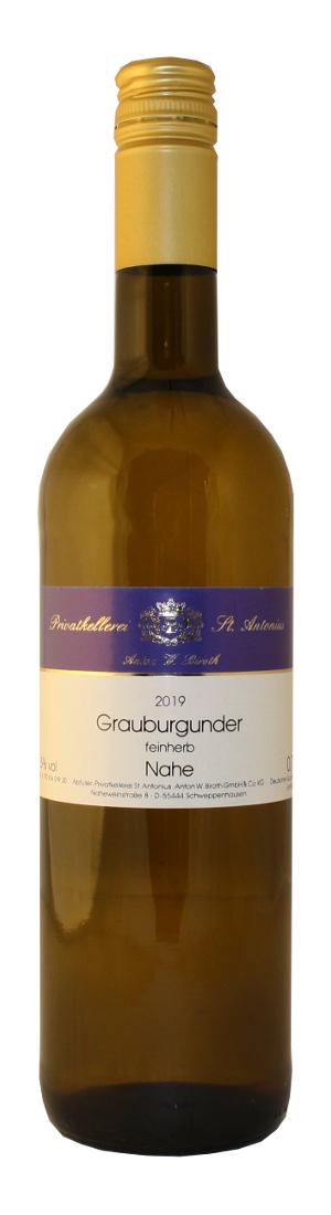 2019 Nahe Grauburgunder Qualitätswein feinherb 0,75 l